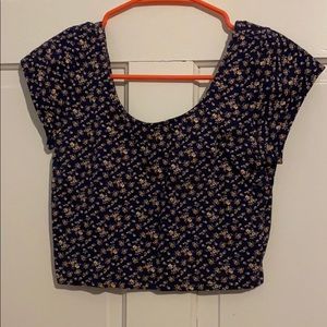 Charlotte Russe floral crop top